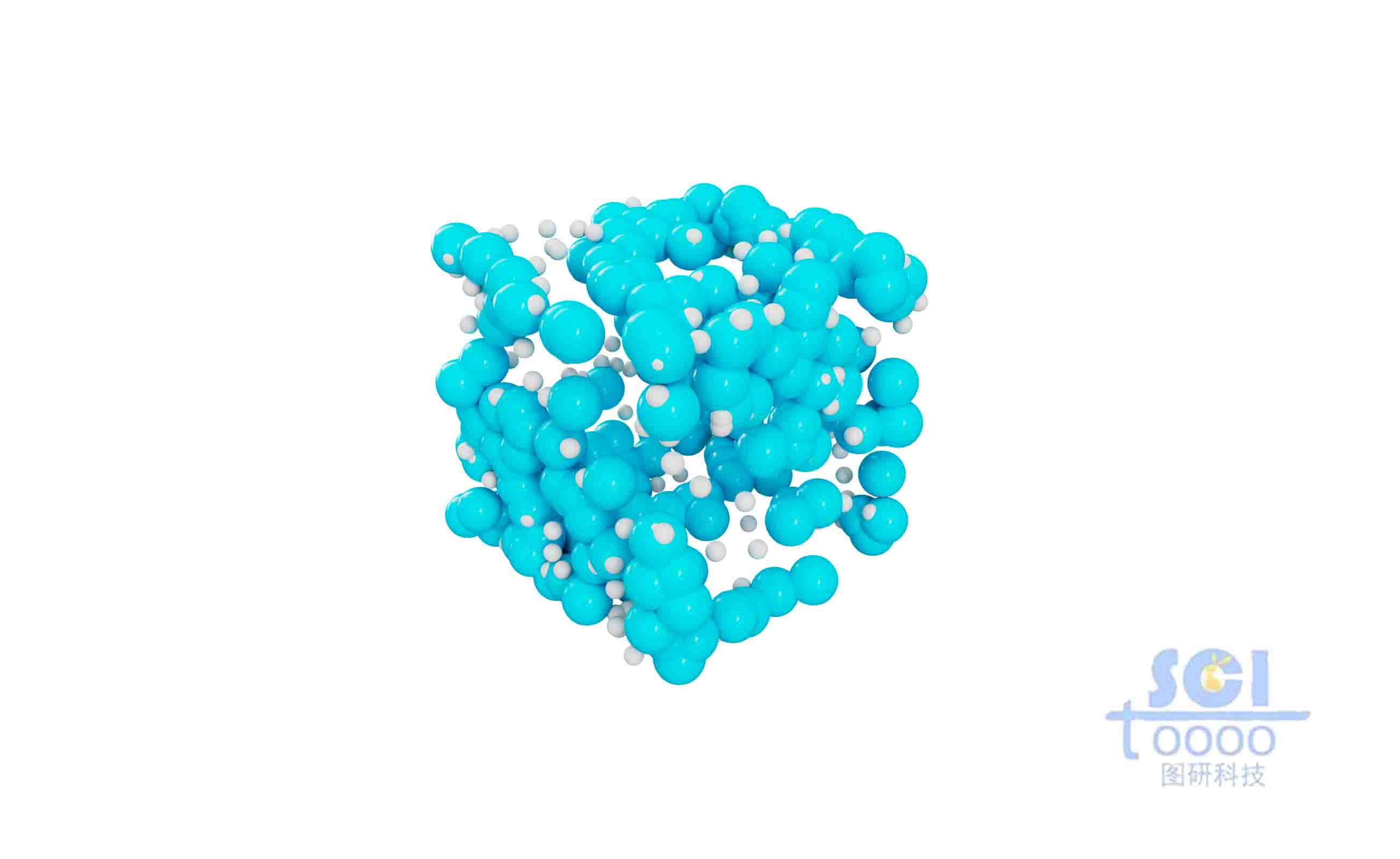 两种大小不一的纳米球构成的纳米结构