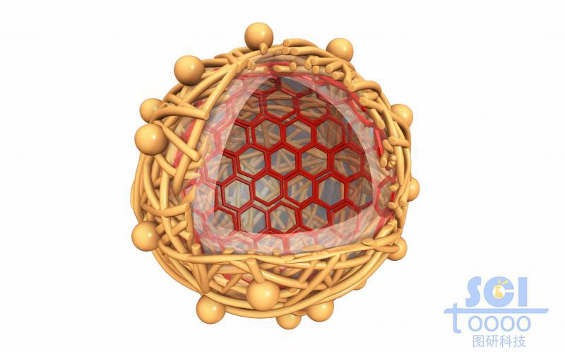 两段式高分子链段团聚/交联形成的双层笼状纳米药物