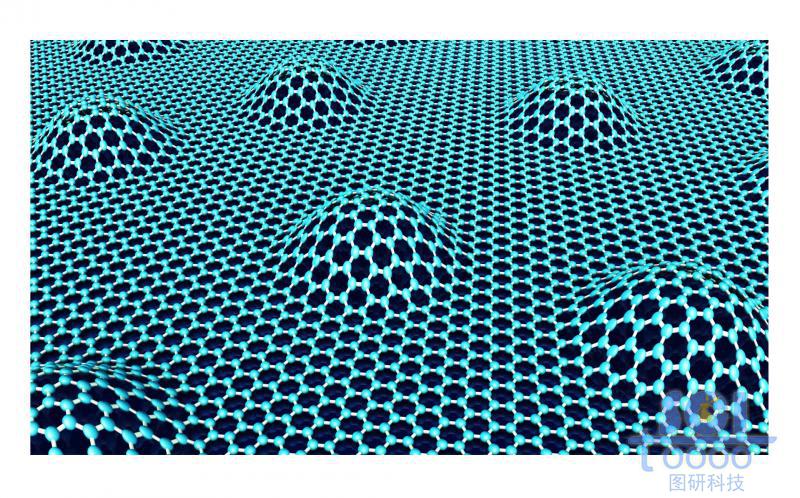 带气泡的石墨烯结构